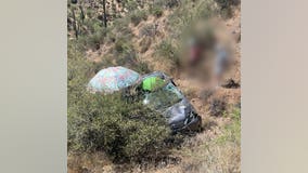 36 hours later, Yavapai County driver rescued after crash down 200-foot embankment