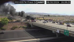 3 dead following fiery crash in Tempe: PD