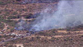 Ghost Fire in Apache Junction causes State Route 88 closure, multiple units scramble to contain flames