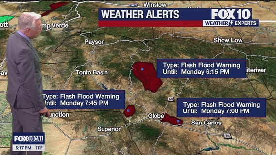 Arizona weather forecast: Monsoon dust storm moves through the Valley