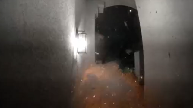 Explosion caught on camera causes thousands of dollars in damage to influencer's home in Mesa