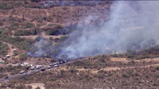 Ghost Fire in Apache Junction causes State Route 88 closure, multiple units scramble to contain flames