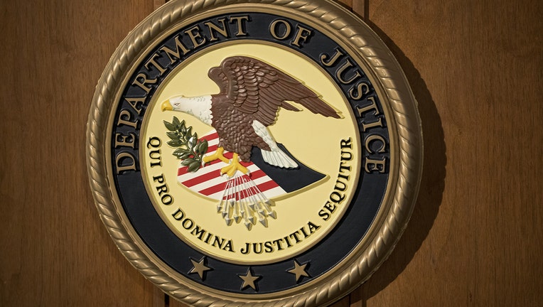 Seal of the United States Department of Justice (Michael Nagle/Bloomberg via Getty Images)
