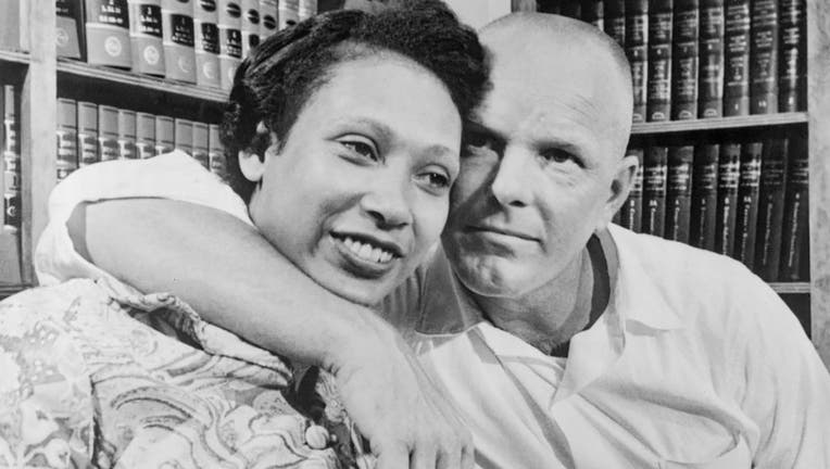 FILE - Richard Perry Loving, a white construction worker and his African American wife, Mildred, are pictured. (Credit: Getty Images)