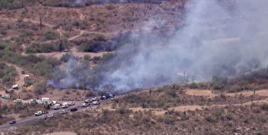 Ghost Fire in Apache Junction causes State Route 88 closure, multiple units scramble to contain flames
