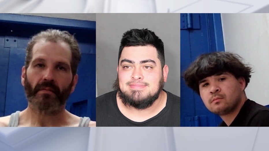 (From left to right) Carlos Barron, Ivan Mejia, and Nicholas Ruiz