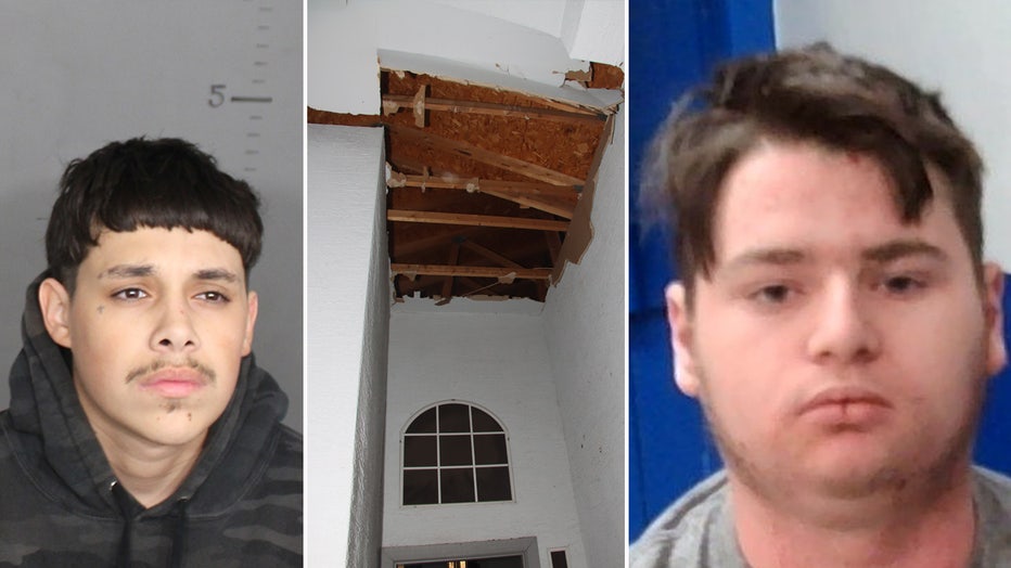 mesa house explosion arrests