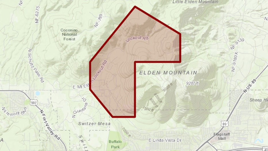 mt elden shelter in place