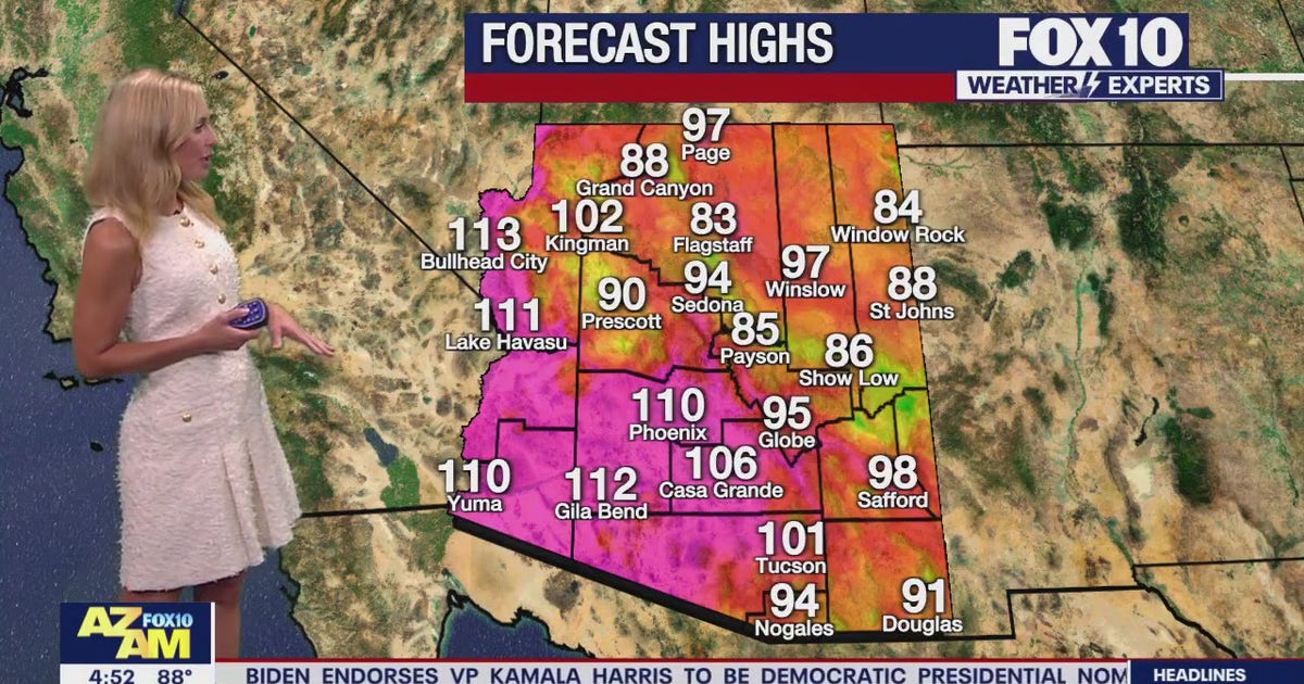Arizona weather forecast: Monsoon chances all week in Phoenix | FOX 10 ...