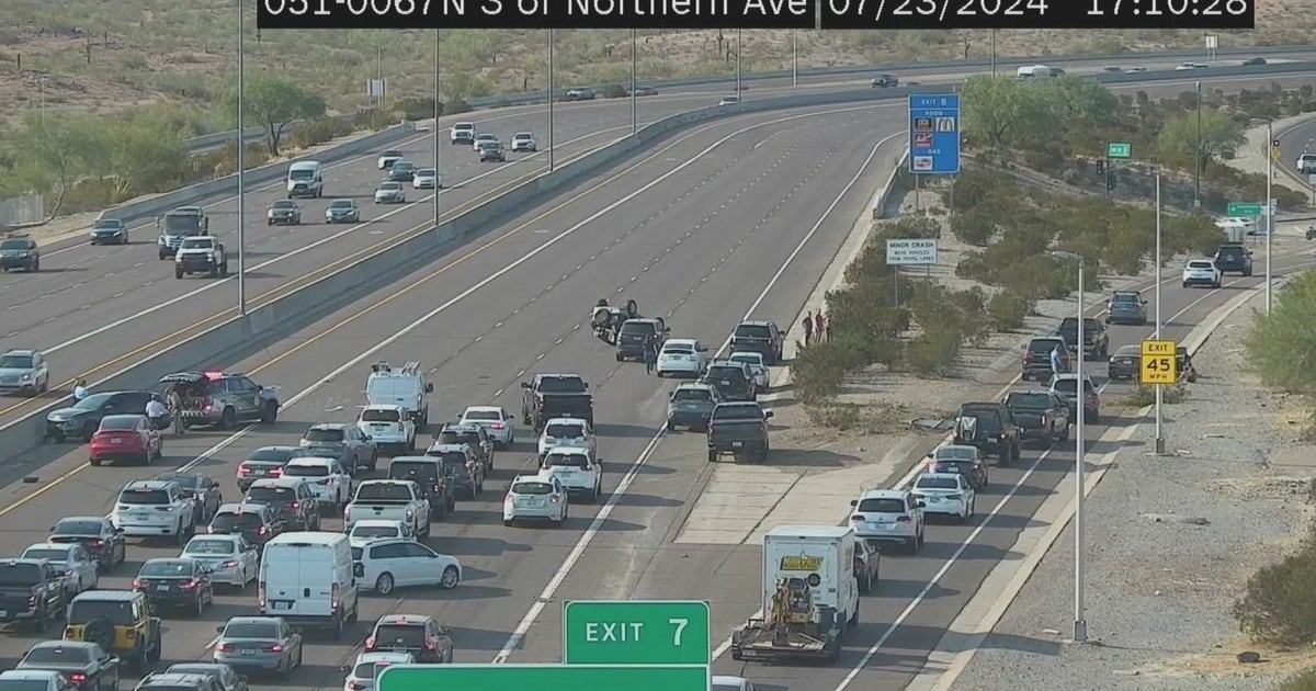 Police clear rollover crash on State Route 51 in Phoenix | FOX 10 Phoenix