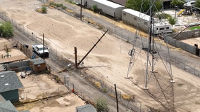 Power outages from monsoon storms leave workers scrambling to restore power