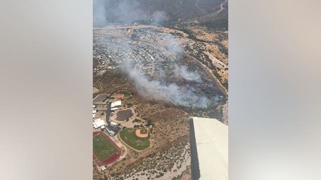Ray, Shake fires near Kearny are contained, fire authorities say