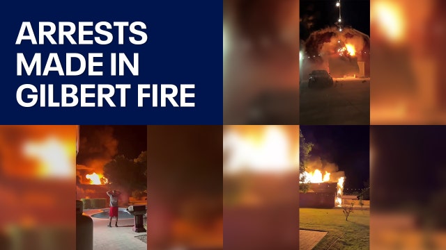 Gilbert barn on fire caught on camera causes massive destruction, 2 teenagers arrested