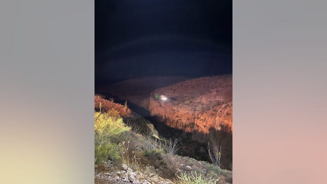 Rescue caught on video after Arizona driver plummets 200 feet of cliff