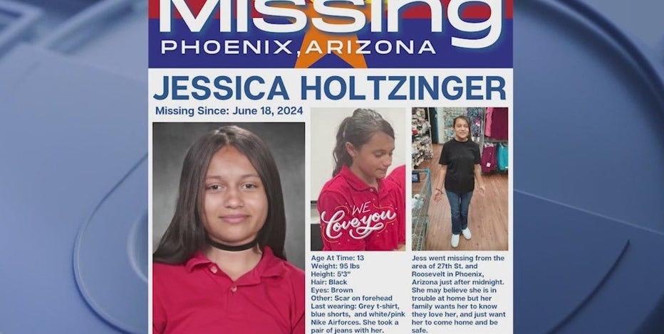 Search teams looking for missing Phoenix teen Jessica Holtzinger