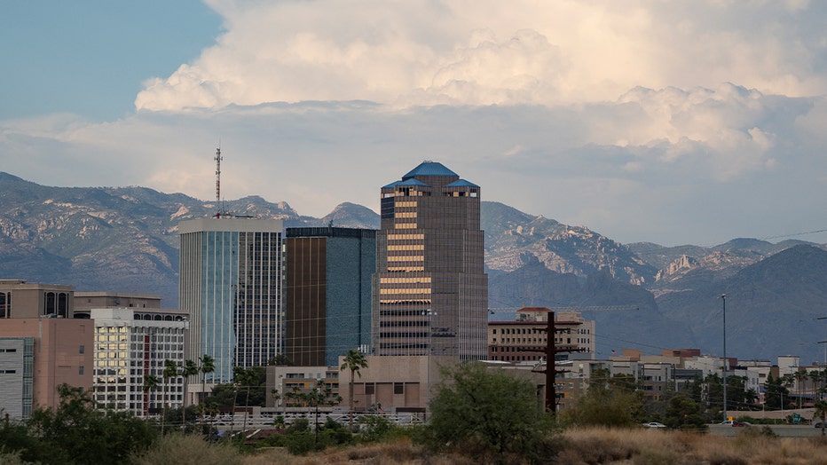 Downtown Tucson skyline (Photo by REBECCA NOBLE/AFP via Getty Images)