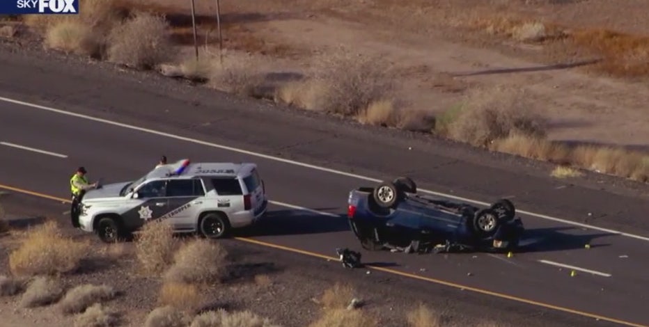 Child killed in rollover crash on I-10; highway reopens south of Phoenix