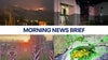 Wildfire burns in Superstition Mountains; man pulled from Phoenix apartment fire l Morning News Brief