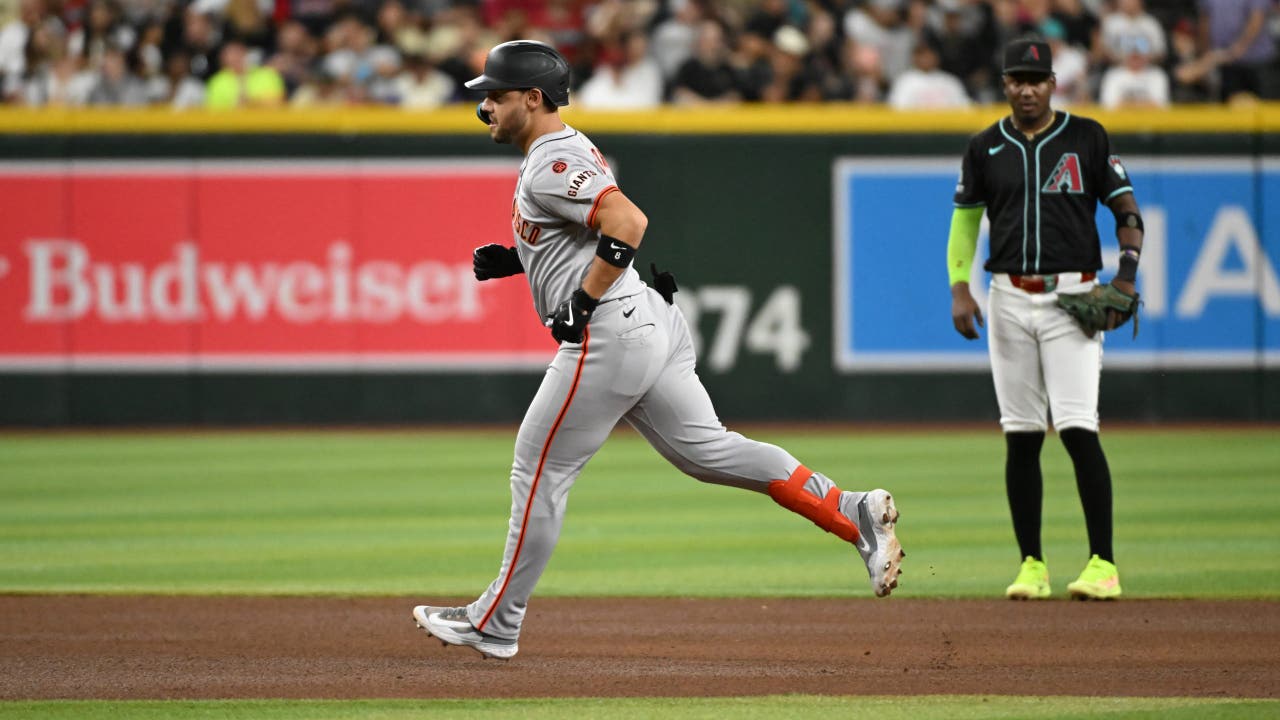 Diamondbacks lose ground in National League wild card race with loss to Giants