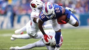 Josh Allen throws 2 TD passes and runs for 2 others as Bills rally for 34-28 win over Cardinals