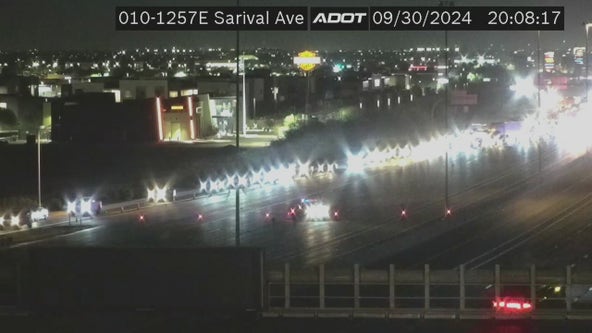 Westbound lanes on I-10 at Sarival Avenue reopen after semi-truck fuel leak