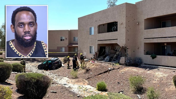 Man sentenced for crashing SUV into apartment