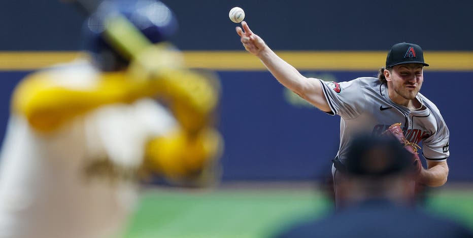 Pfaadt strikes out career-high 12 batters in Diamondbacks’ 5-1 victory over Brewers
