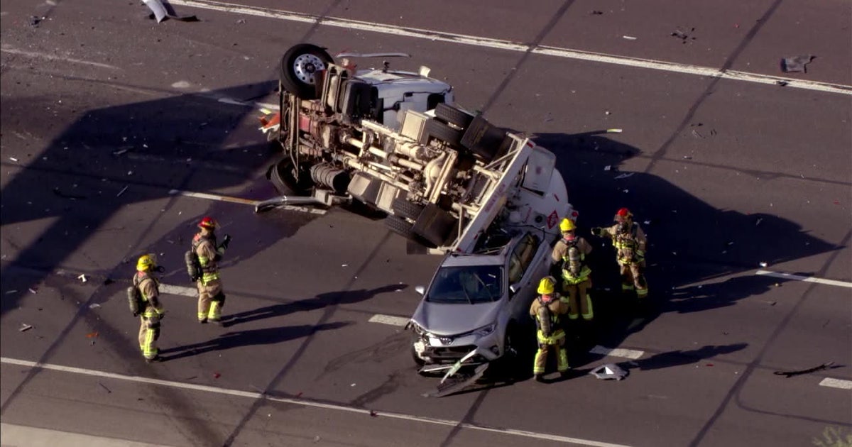 HAZMAT crews respond to crash on Loop 101 in the West Valley | FOX 10 ...