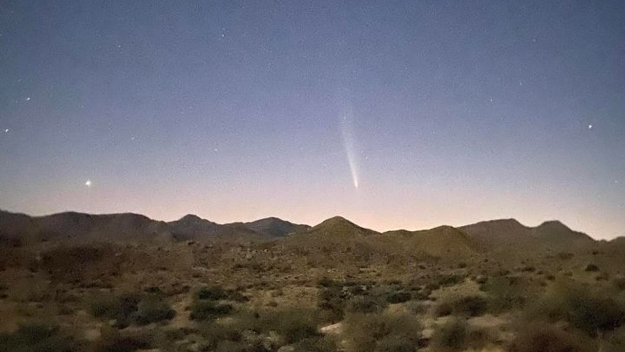 Photos: Once-in-a-lifetime comet spotted over Arizona | FOX 10 Phoenix