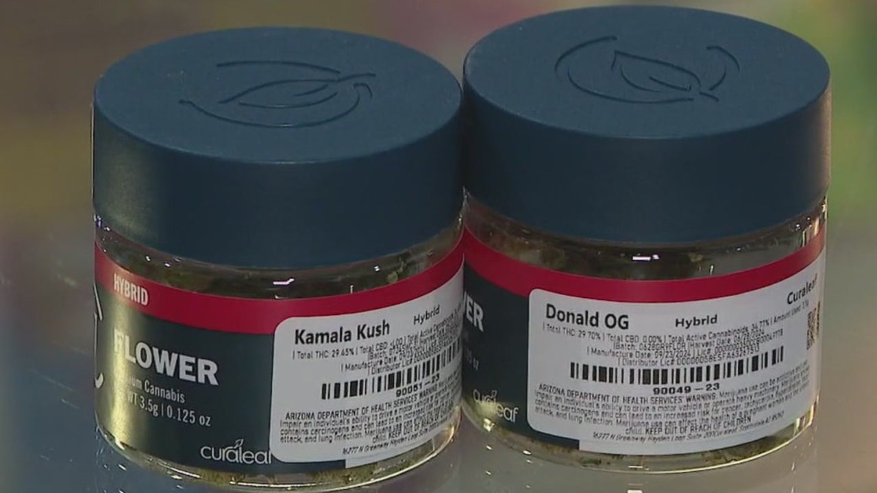 Curaleaf offers politically-inspired marijuana strains named after