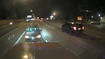 Tow truck dashcam captures truck driver stopping a wrong-way car