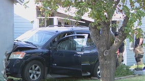 Pregnant woman crashed car into Glendale home, police say