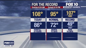 Arizona weather forecast: Record-breaking heat continues in Phoenix; Excessive Heat Warning extended