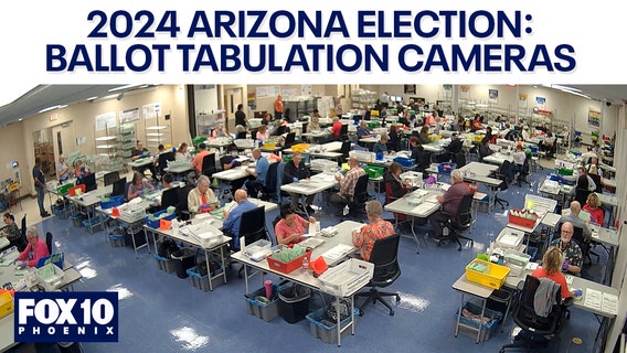 LIVE: How to watch Arizona ballot counting video feeds, track county results | 2024 election