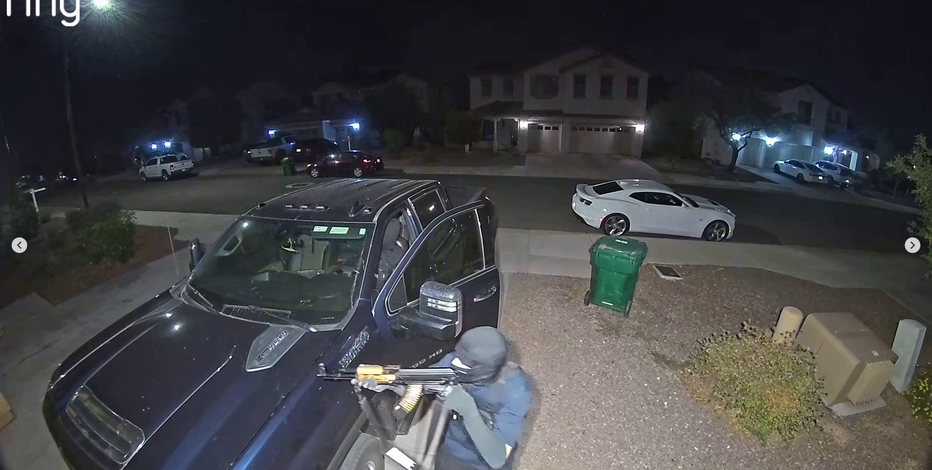 Armed thieves caught on video stealing Arizona man's truck