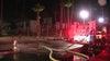 Crews battle fire at Phoenix apartment