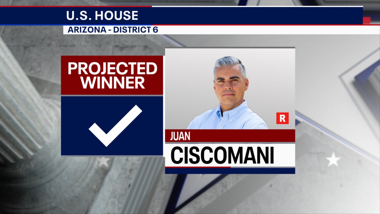 Republican Rep. Juan Ciscomani wins reelection to Arizona U.S. House seat Republican Rep. Juan Ciscomani wins reelection to Arizona U.S. House seat