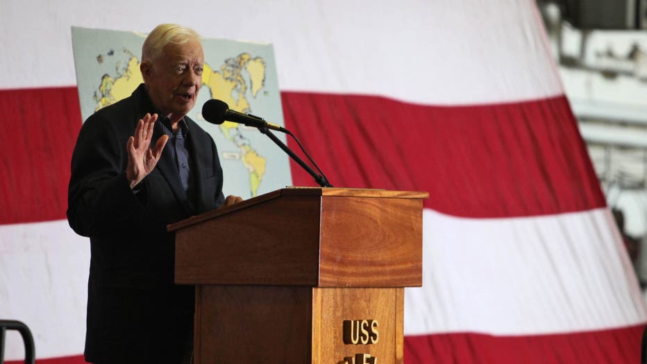 Jimmy Carter (Photo by Lance Cpl. Timothy Childers, 15th Marine Expeditionary Unit)