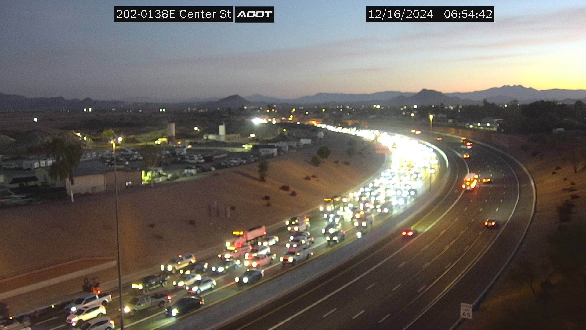 Pedestrian crash on Loop 202 causes massive traffic jam; Grandma shoots ...