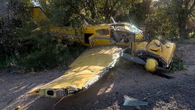 Plane crashes into orange grove near Mesa's Falcon Field