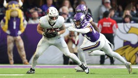 Vikings win 5th straight, rallying past Cardinals 23-22 on Sam Darnold’s TD pass with 1:13 left