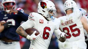 James Conner runs for 2 TDs, Cardinals snap 3-game skid by beating Patriots 30-17