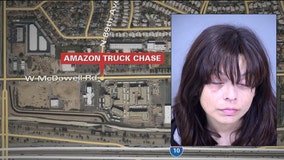 Amazon delivery truck stolen; woman arrested by Phoenix Police