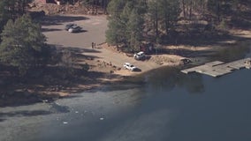 Man dies after falling through the ice at Woods Canyon Lake