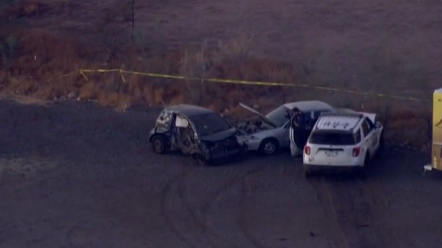 Crash involving a police car leaves 1 person dead in Apache Junction