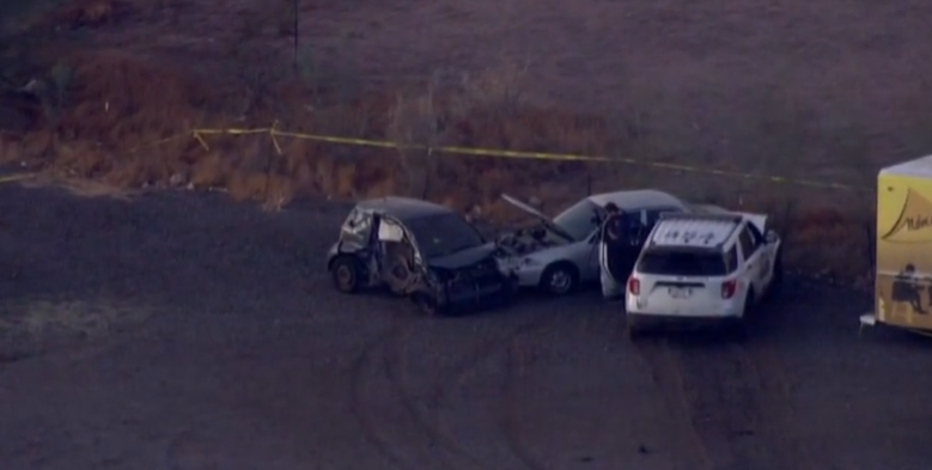 Crash involving a police car leaves 1 person dead in Apache Junction