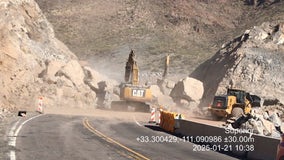 Rock blasting to cause full road closures on US 60 in Pinal County