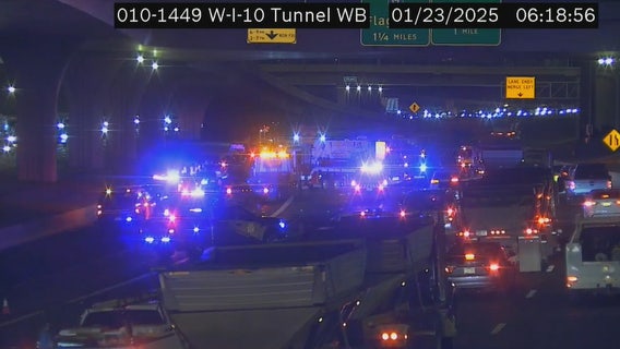 Multi-car crash on I-10 caused heavy delays near downtown Phoenix