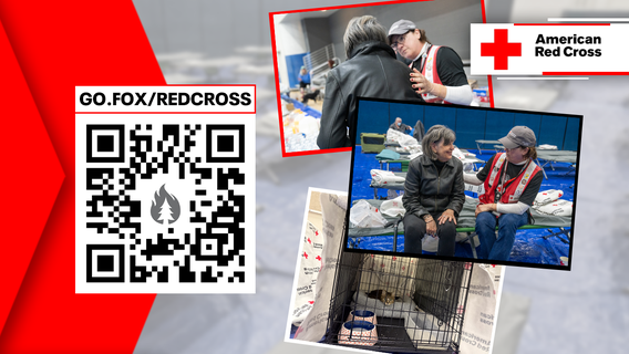Team up with FOX and the American Red Cross to help wildfire victims