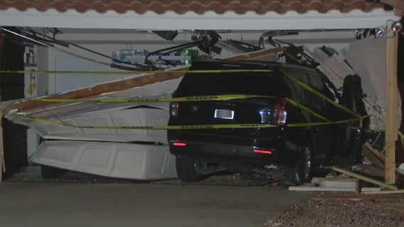 SUV driver detained after crashing into Ahwatukee home: police